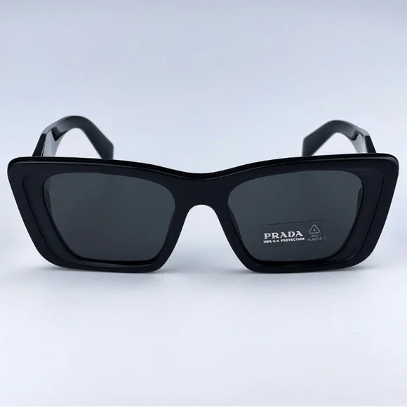 New - Prada PRO8YS 1AB5SO PR O8Y
Black Dark Gray Cat Eye
Unisex Sunglasses - Picture 4 of 12